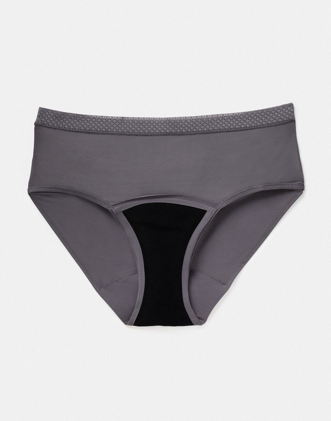 Thinx BTWN) Teen Period Underwear - Bikini Panties, Grey, 11/12 - Super  Absorbency