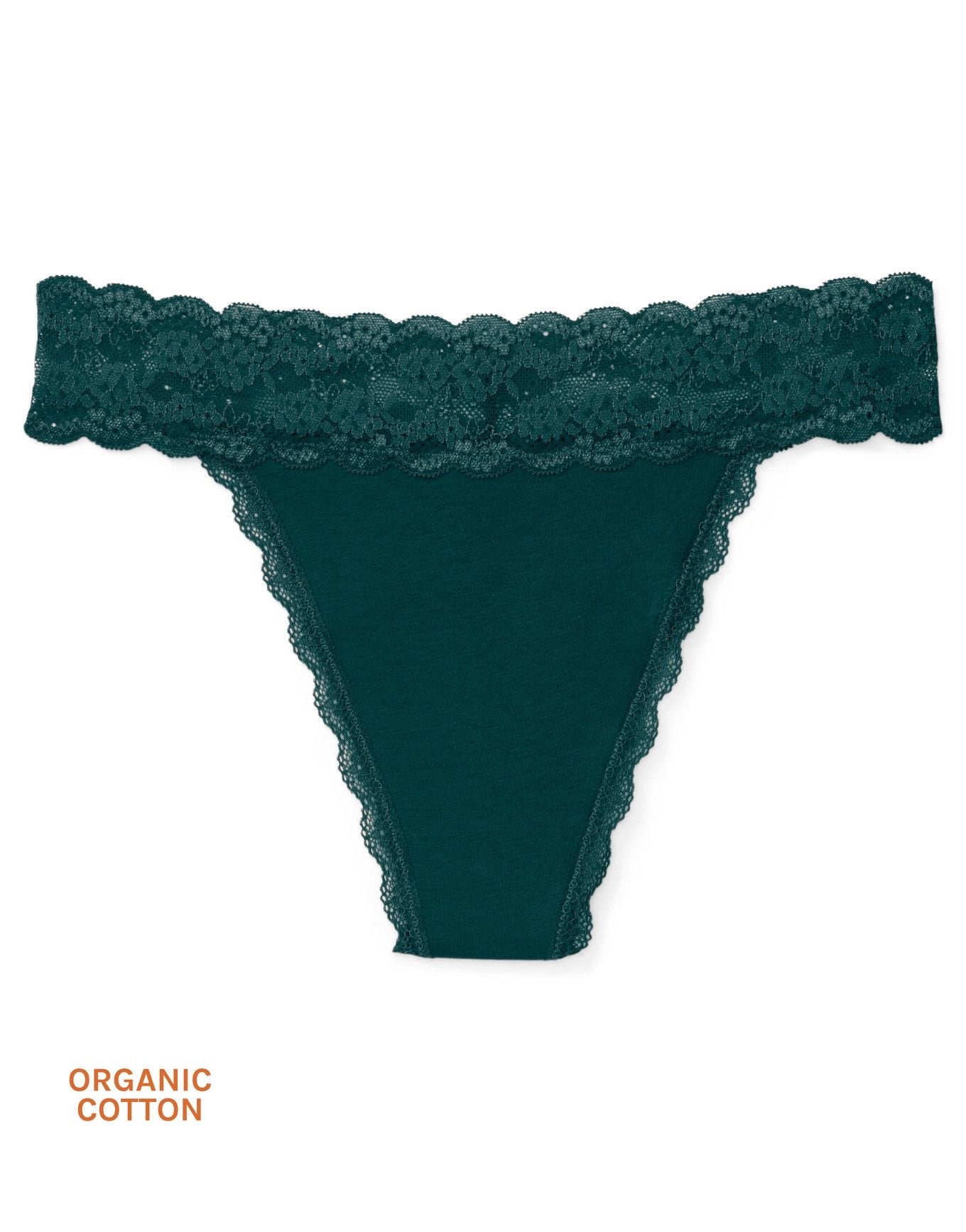 Joyja Lily period-proof panty in color Ponderosa Pine and shape thong