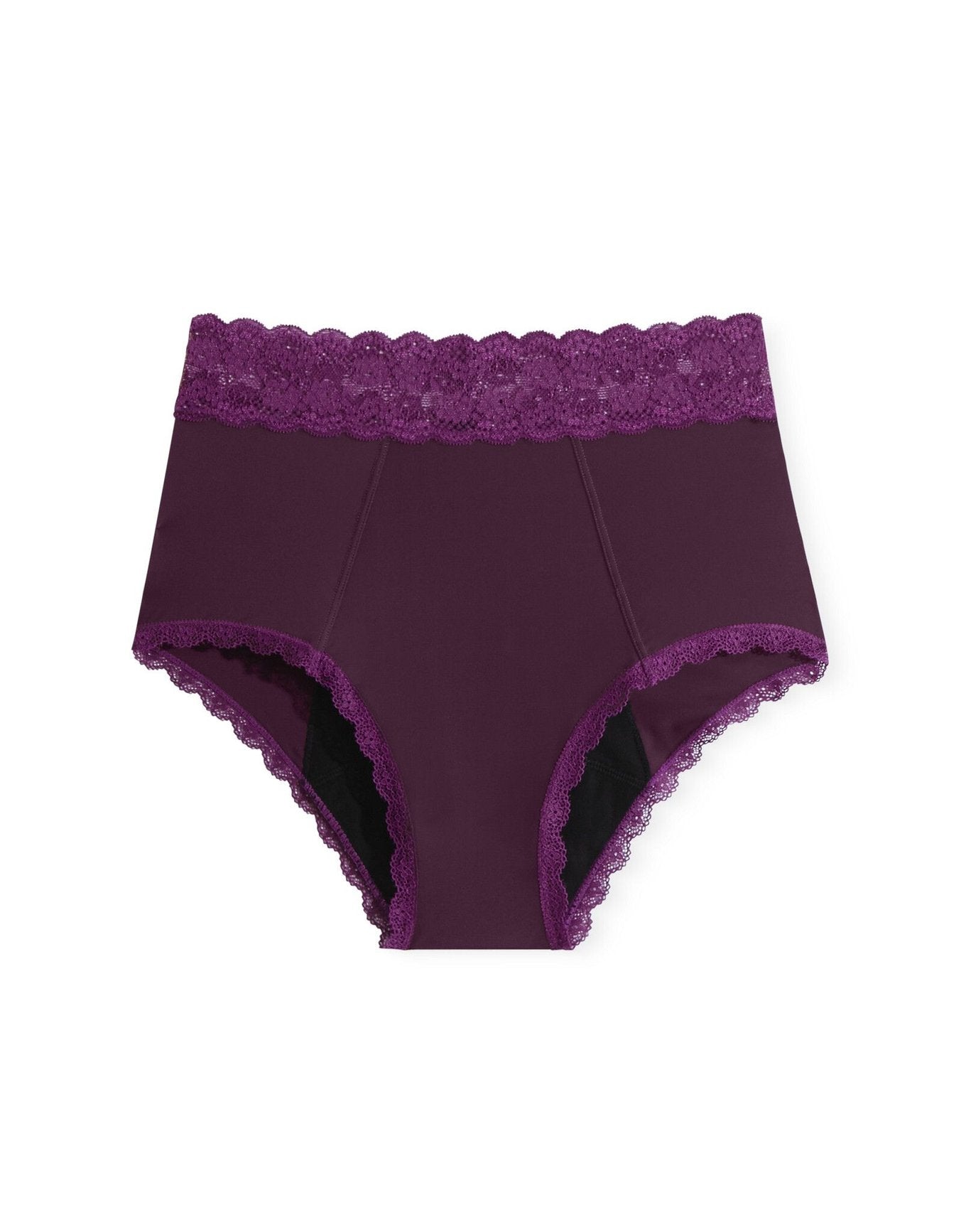 Soma Women's No Show Microfiber Lace Cheeky Underwear In Purple Size Xs, Vanishing  Edge Panties In Prism Purple