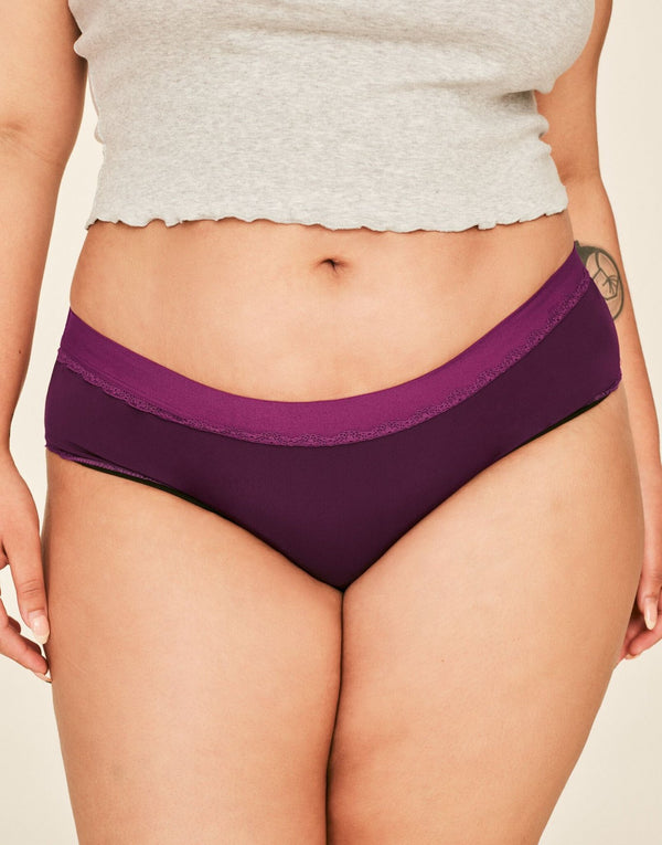 Plus Size - Leakproof Cotton Mid Rise Hipster Panty - Torrid